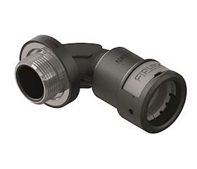 WPA-MML arc angle 90° - Cable Protection Fitting, Metric, Long Thread, IP69