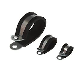 RSGU Clamps - Galvanized Steel with Rubber Profile, Polychloroprene