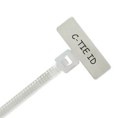C-TIE ID Kabelbinder: Halogenfreie Beschriftungslösung für klare Kennzeichnung